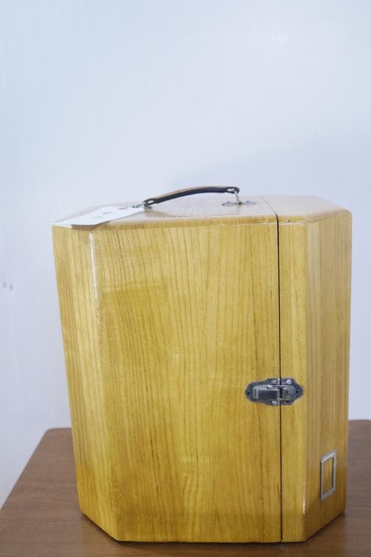 ◆文金高島田　しげもりかつら　人気の栗色　3号◆かつら用中古ケース付き　②