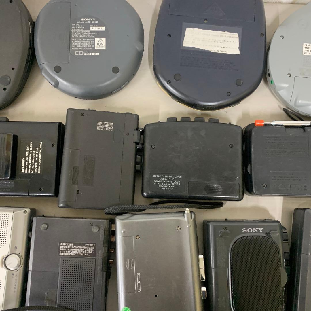 SONY.PANASONIC.ポータブルプレーヤー.カセット.ラジオ.まとめ売り