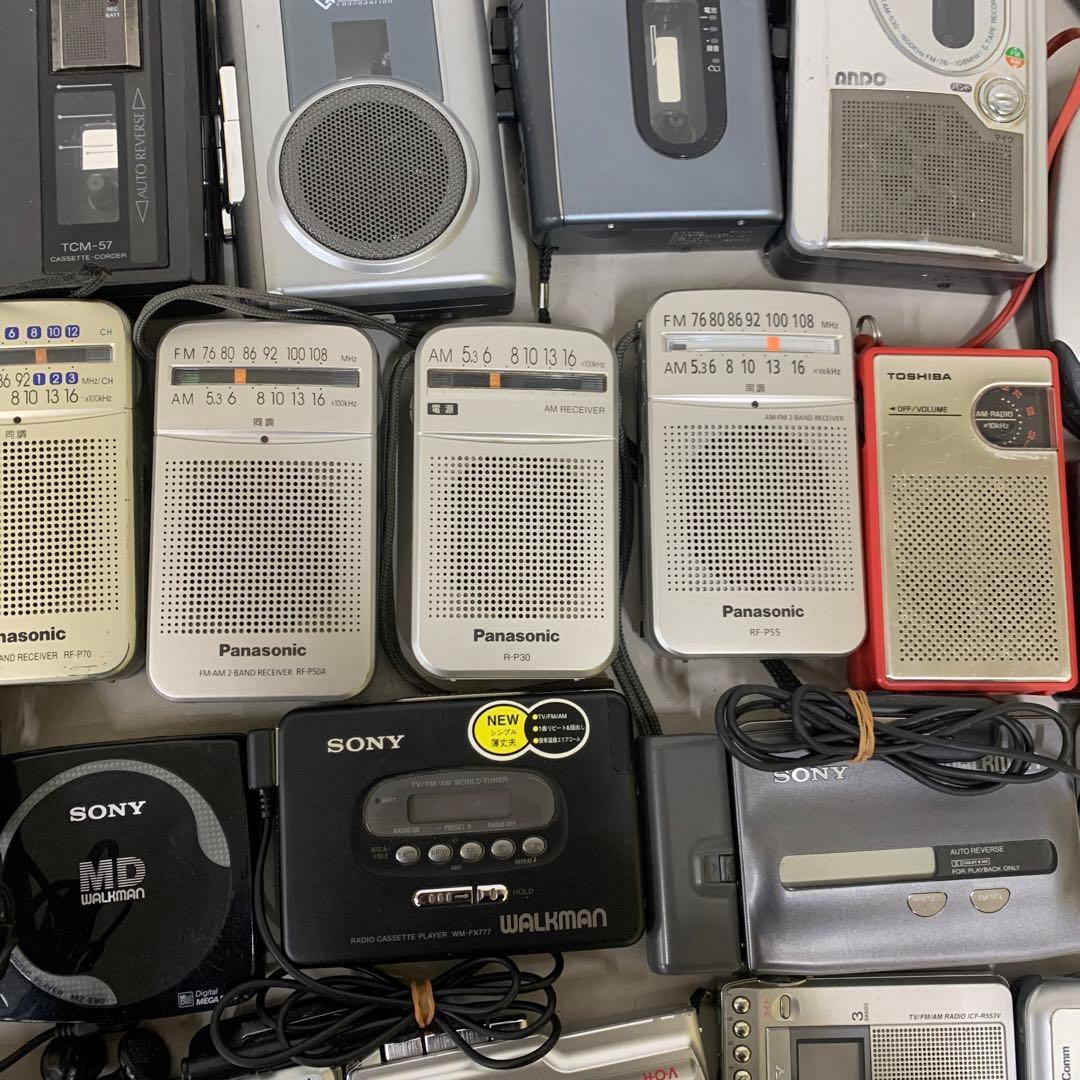 SONY.PANASONIC.ポータブルプレーヤー.カセット.ラジオ.まとめ売り