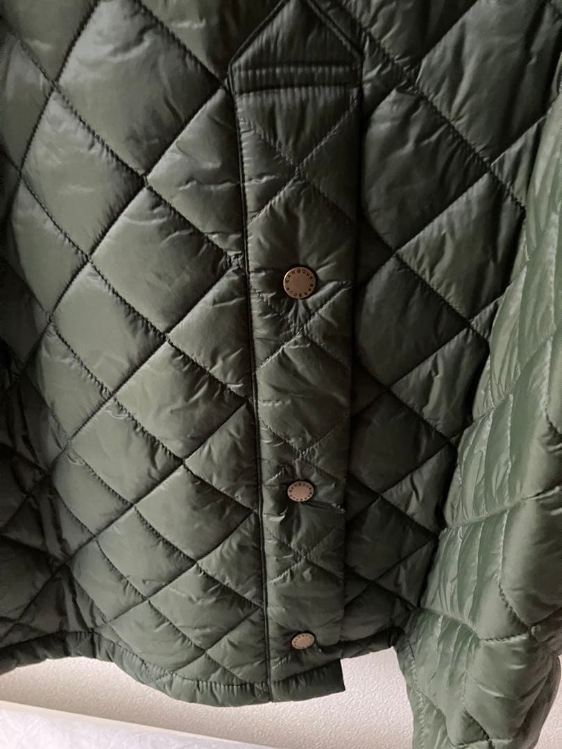 新品EG×Barbour JANKEES QUILT ジャンキースキルトL