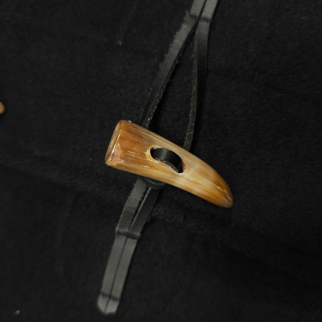 美品！英国製グローバーオールFACTOTUM別注ウールショートダッフルコートM黒