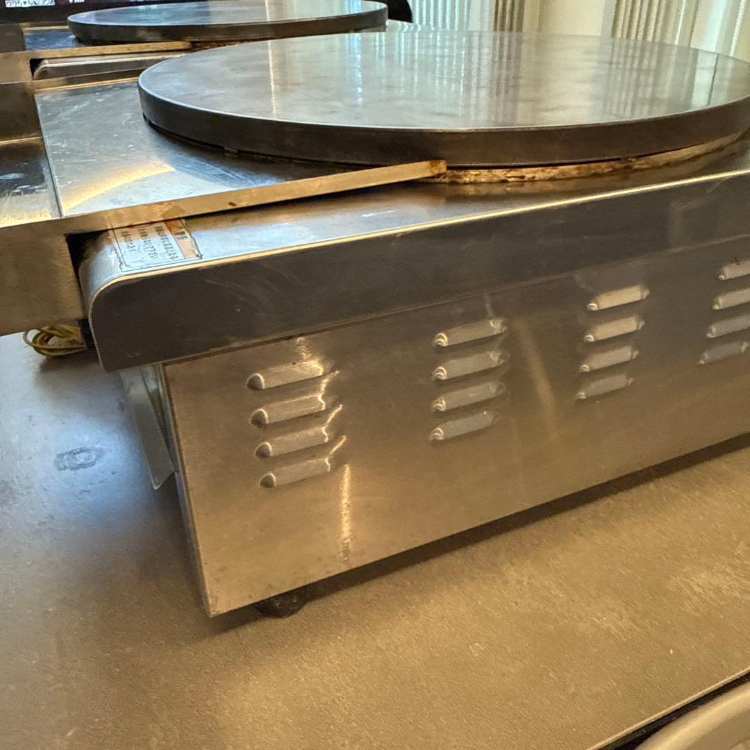 限定3.4値下げ 業務用電気クレープ焼き器 家庭使用可 直径40cm