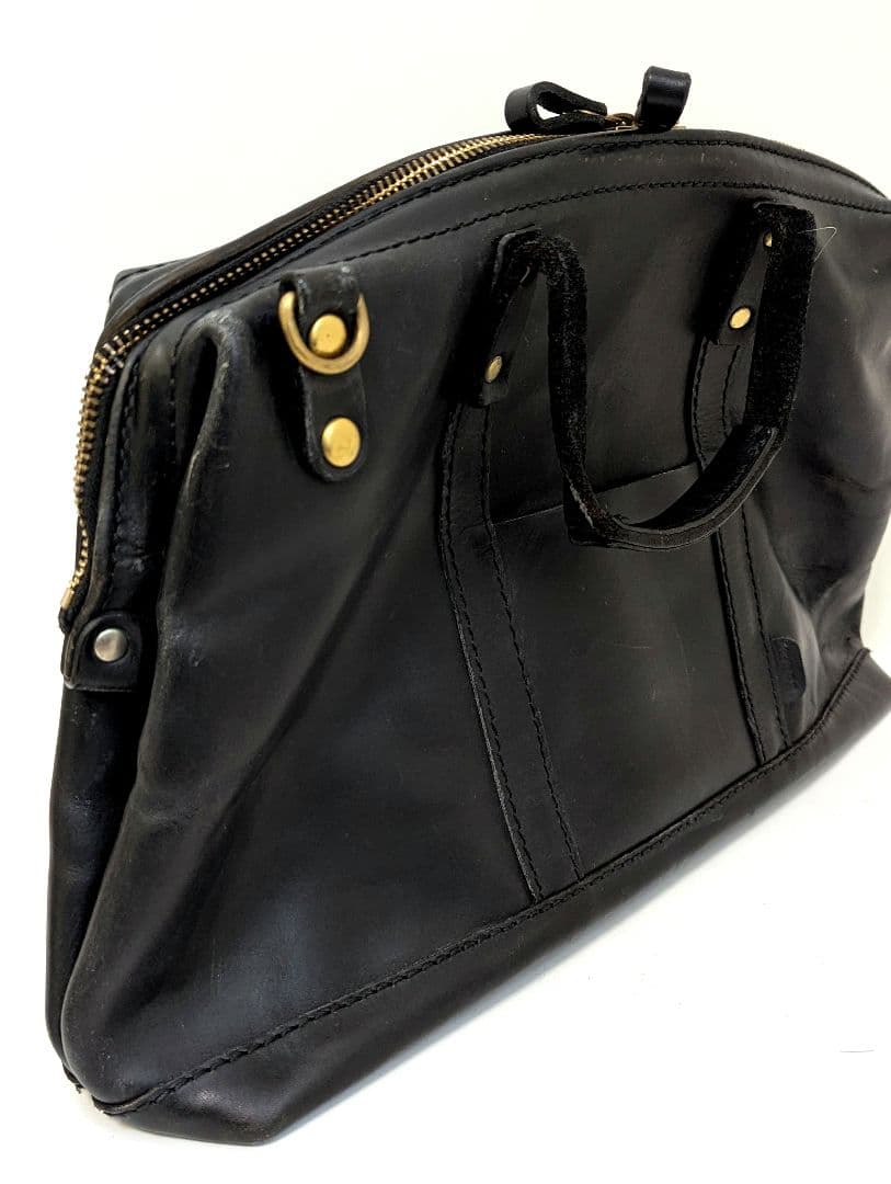 極美品　HERTZ 日本製 ブラック レザー ビジネスバッグ　ブリーフケース　革