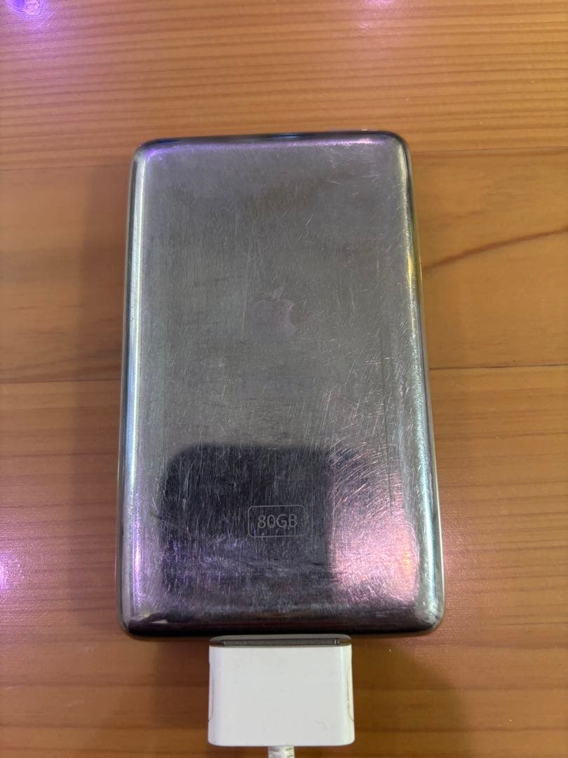【動作確認済み】iPod Classic 80GB　ケーブル付き