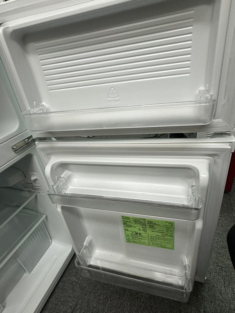 【送料無料】アイリスオーヤマ 2ドア 90L 20年製 IRSD-9B-W