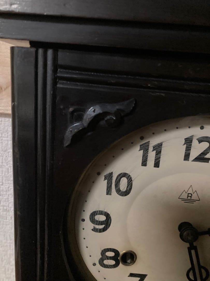 希少 龍水社アンティーク柱時計 8日巻ボンボン時計 稼働中