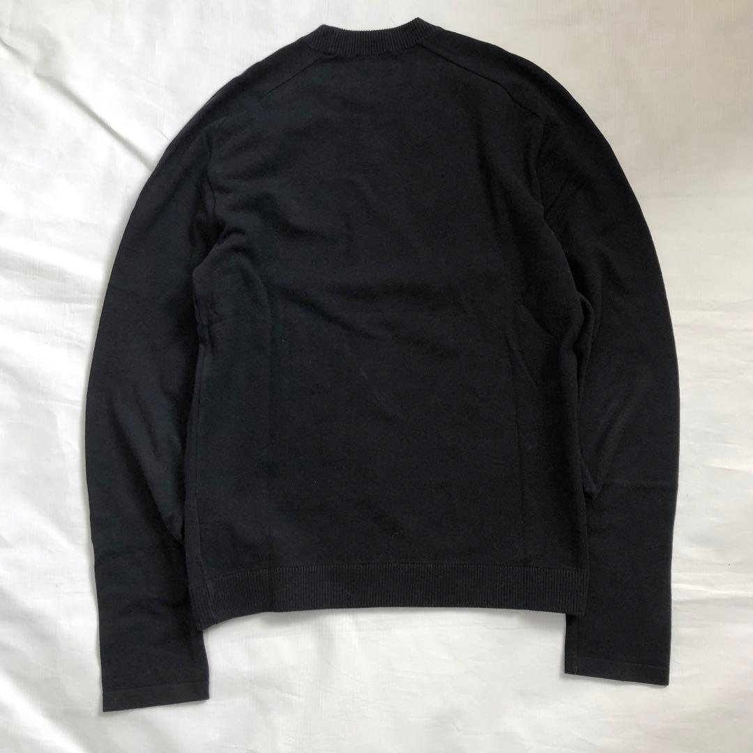 JIL SANDER ラフシモンズ期 クルーネックニット ブラック 46