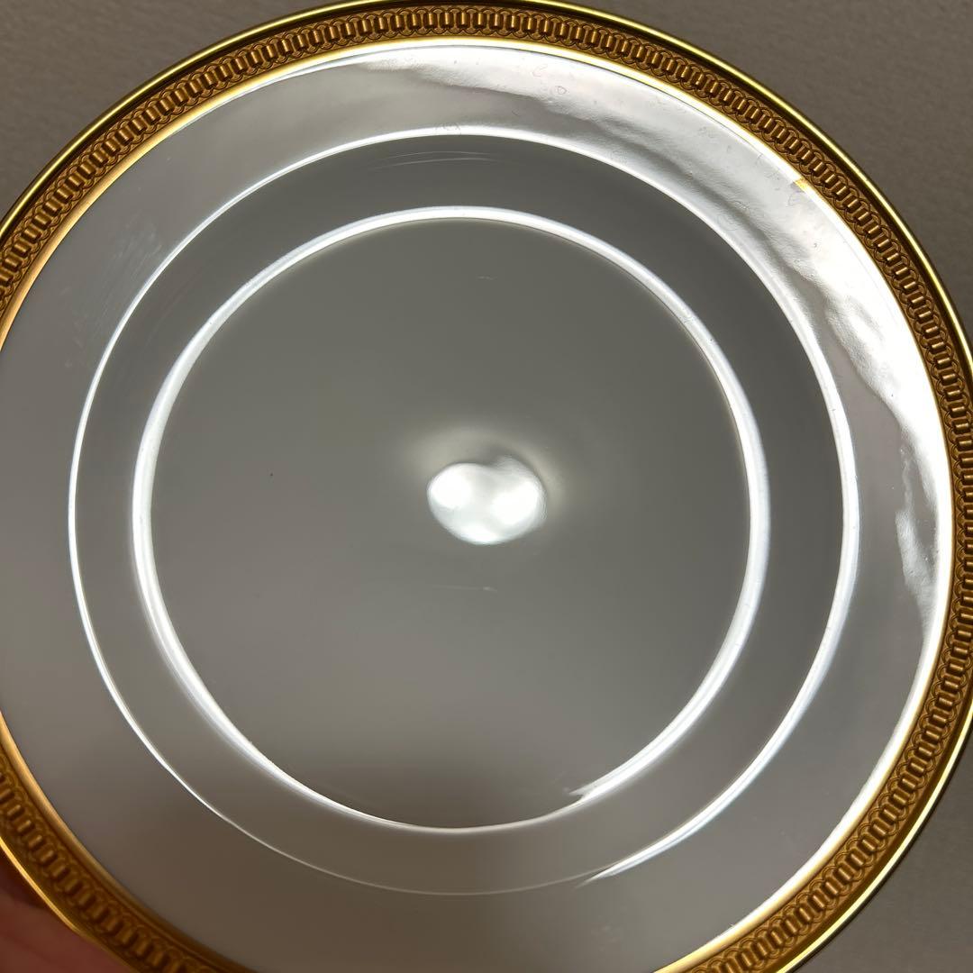 大倉陶園　クラウン　エンボス　デザートプレート　　20cm