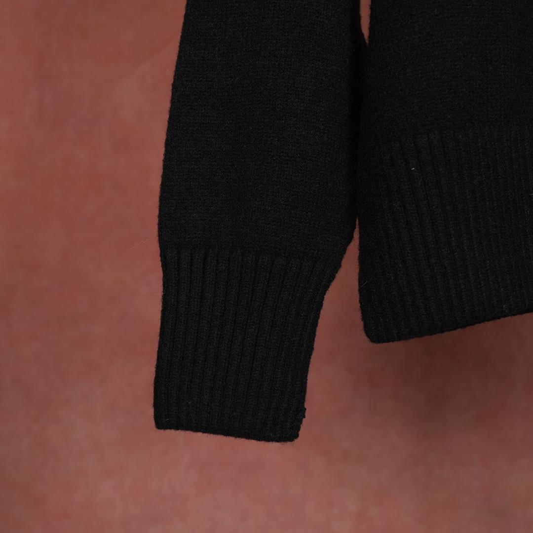 【タグ付き】AMI PARIS ハート刺繍 セーター 男女兼用 秋冬ニット