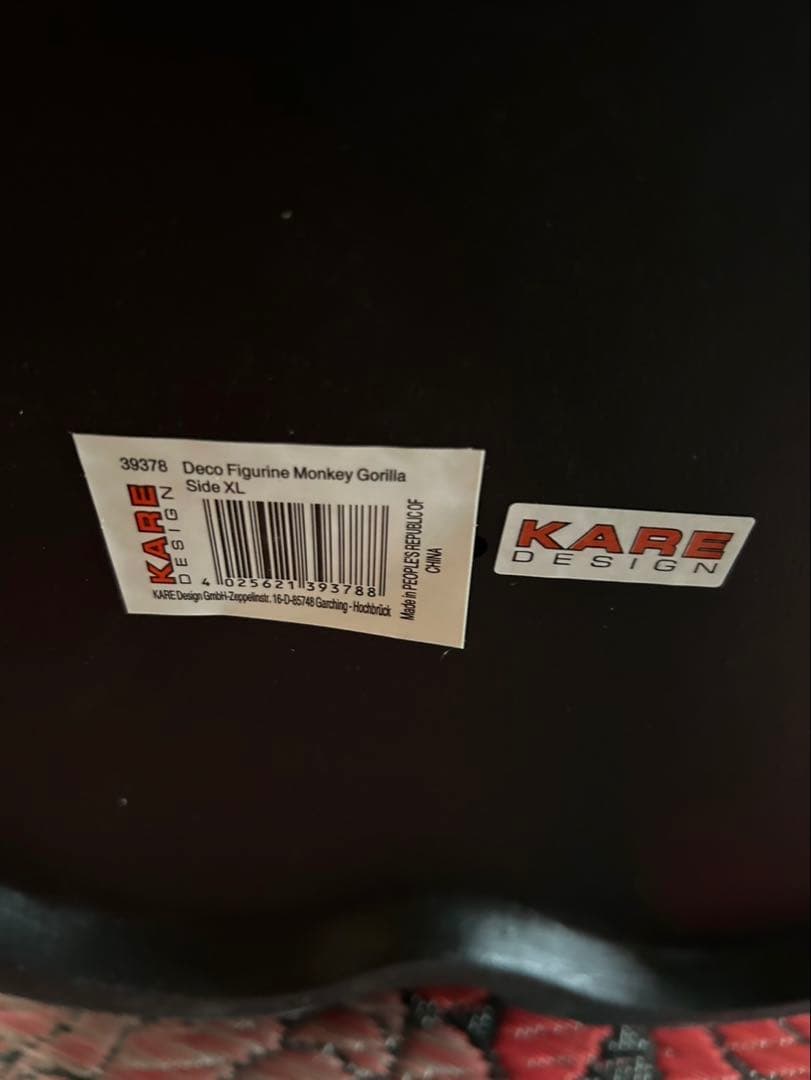 KAREモンキーゴリラ サイドXLフィギア 置物 オブジェ