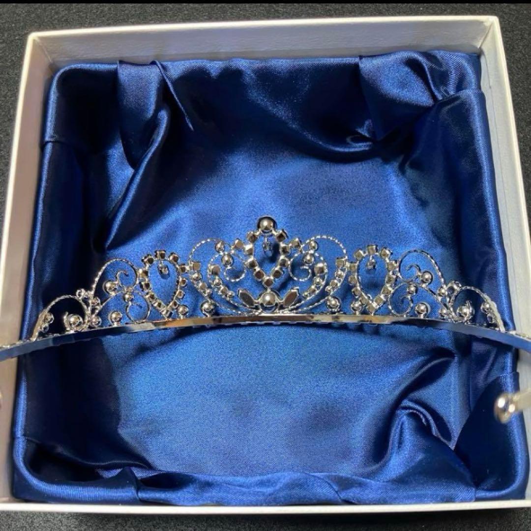 【美品】Love Tiaraロマンスハートラブティア パール ティアラ 結婚式