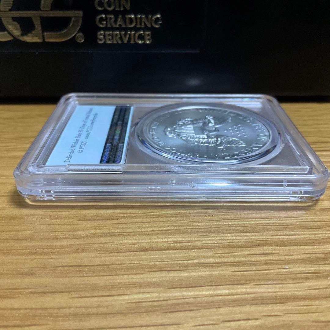 【新品】Silver Eagleイーグル銀貨2021 PCGS MS70 T1