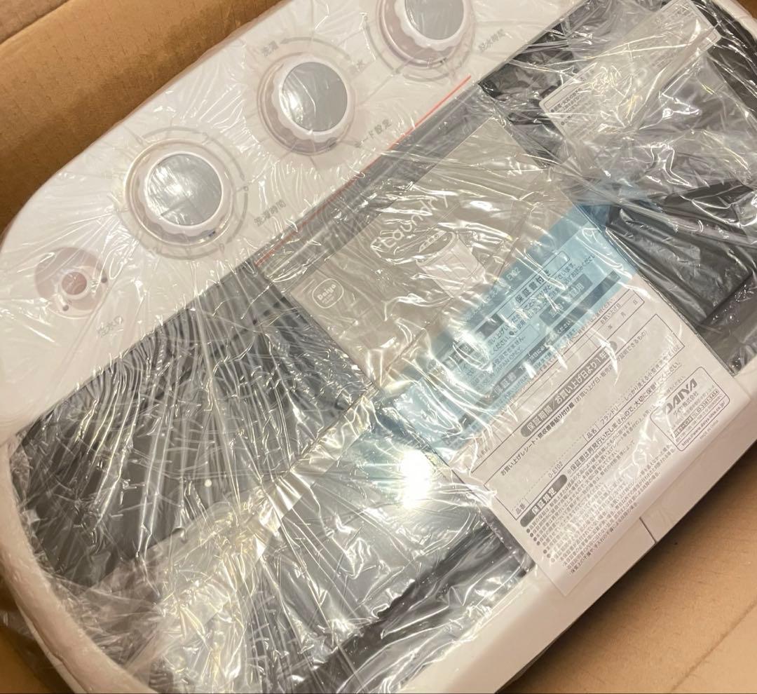 T*e様 【新品未使用】fLaundry 二槽式洗濯機 本体 ホワイト　小型洗濯