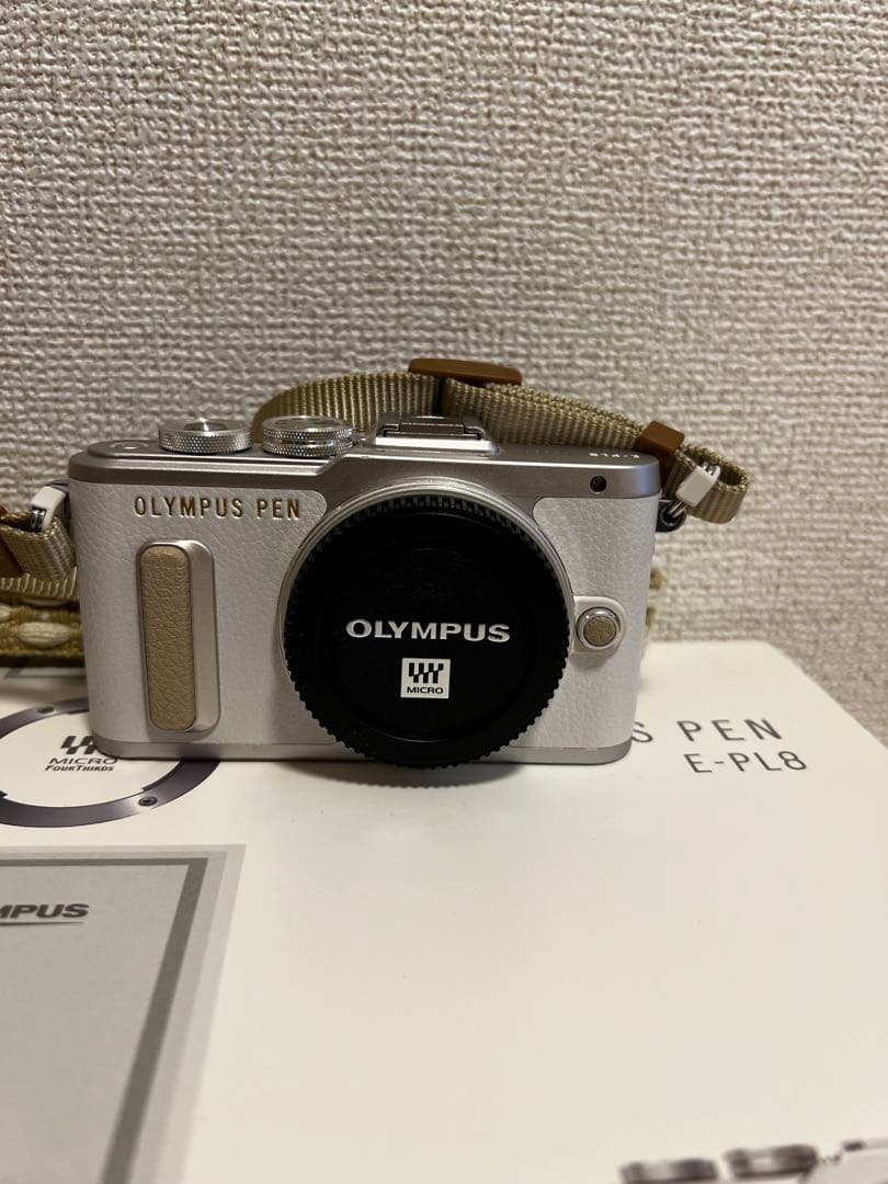 OLYMPUS PEN E-PL8 シルバー 本体と付属品