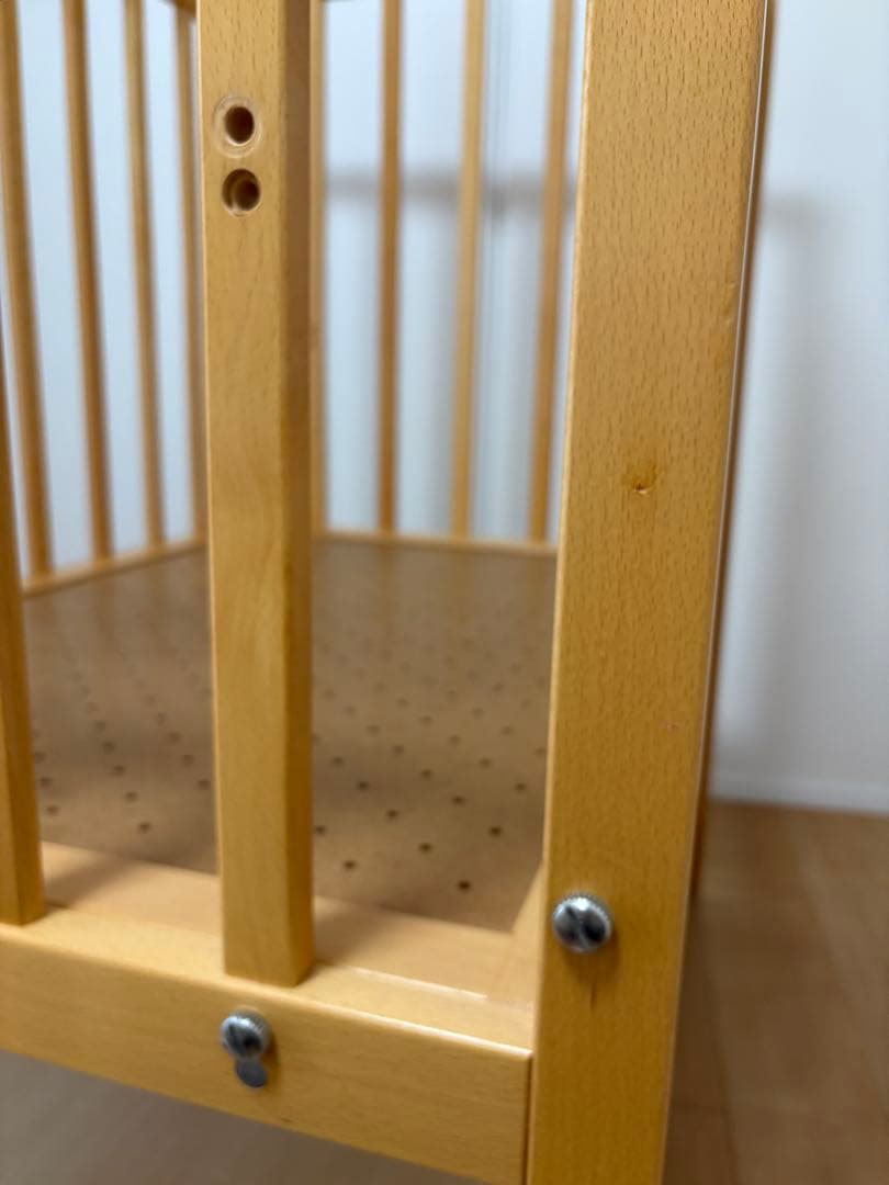 ヤマサキ　ツーオープン　ハイタイプ　ベビーベッド