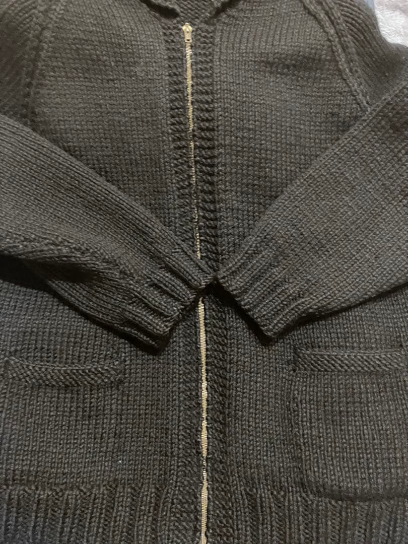 P*C様 60s カウチンセーター ブラック 無地　cowichan