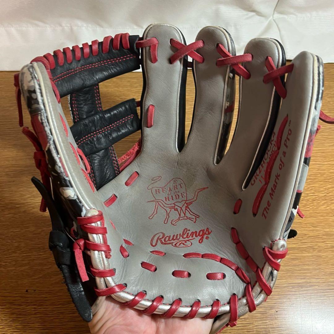 ローリングス 一般軟式 グローブ グラブ HOH 美品 内野用