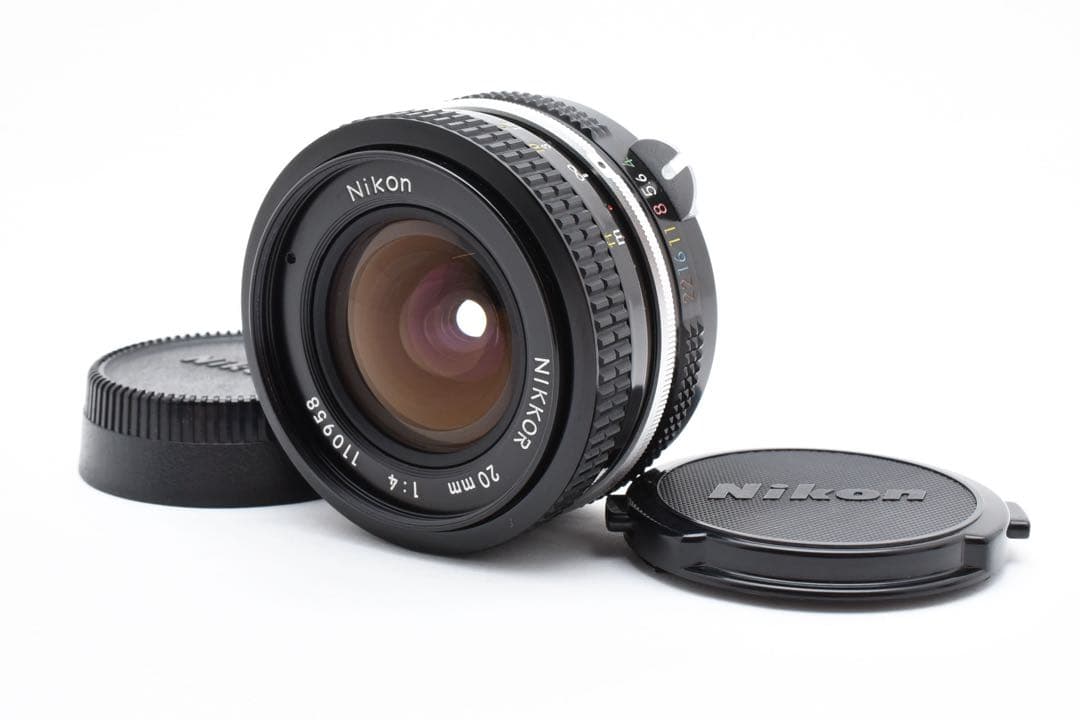 美品 Nikon New Nikkor 20mm f/4 広角レンズ