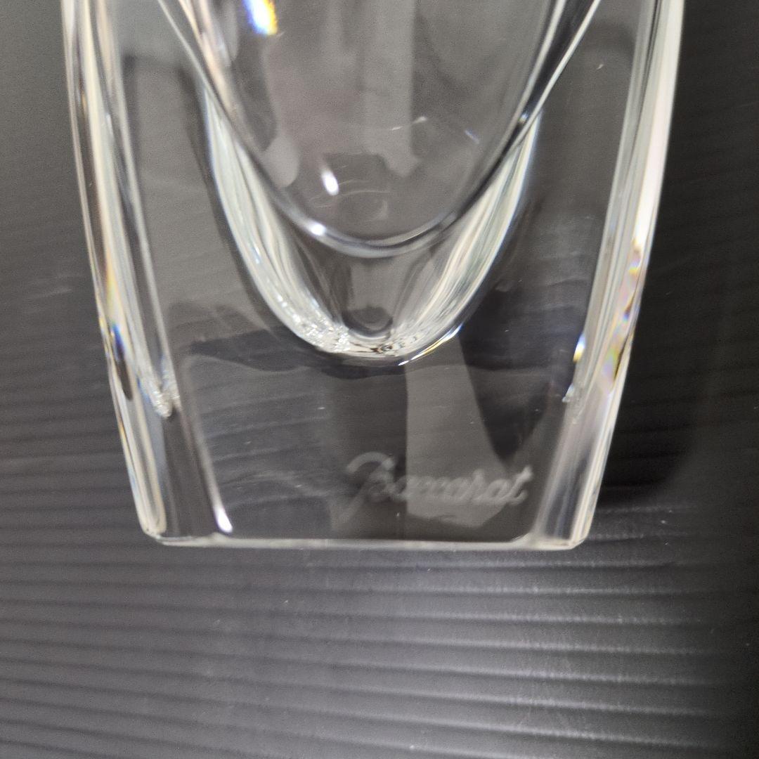 （貴重）Baccarat 花瓶　ベース　六角形　ヘキサゴン　ブートンドール