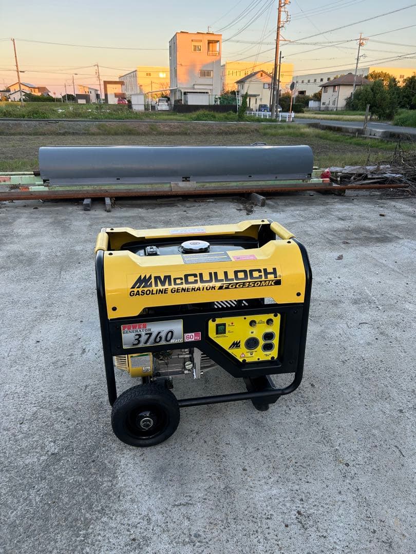 McCULLOCH ガソリン発電機 FGG350MK 3760W