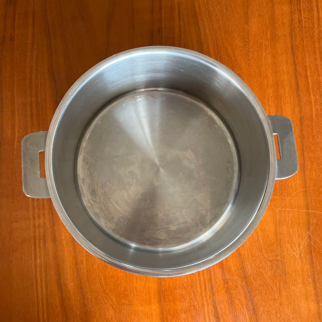 CRISTEL クリステル Ｌシリーズ鍋＆フラットガラス蓋　20センチ　中古