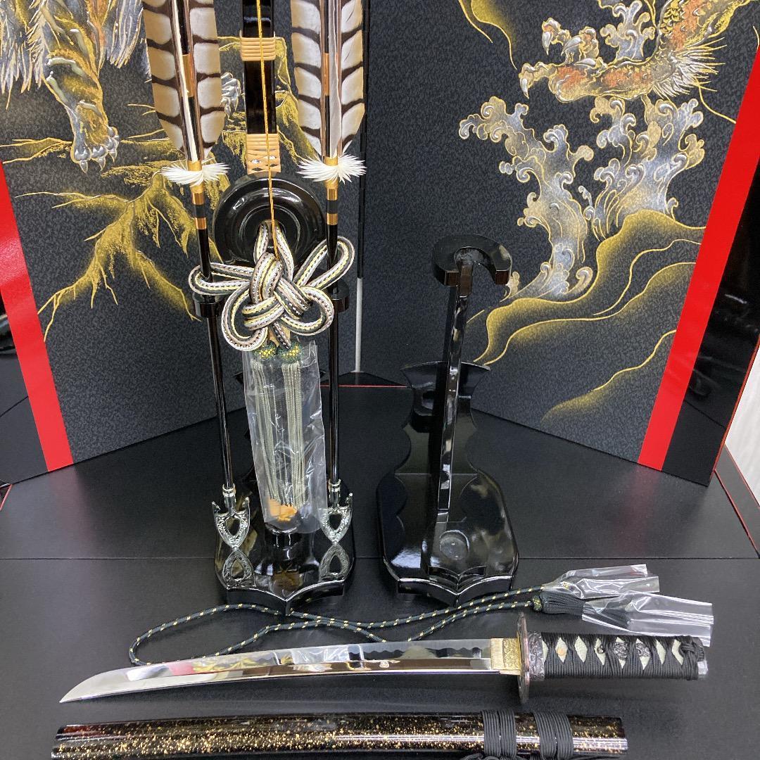 Y2 豪華な弓太刀　20号　五月人形弓太刀　五月人形弓　5月刀　鎧兜