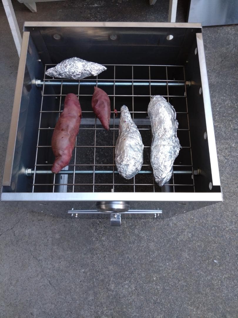 出品再開！　焼きいも作れます　遠赤外線効果　イベント　七輪　温度計付　道の駅