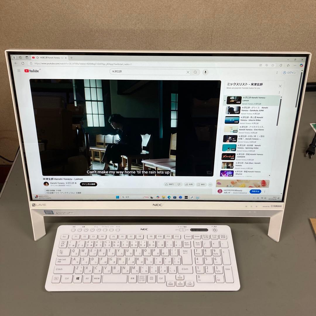 Windows11 NEC デスクトップPC nec pc da700kaw