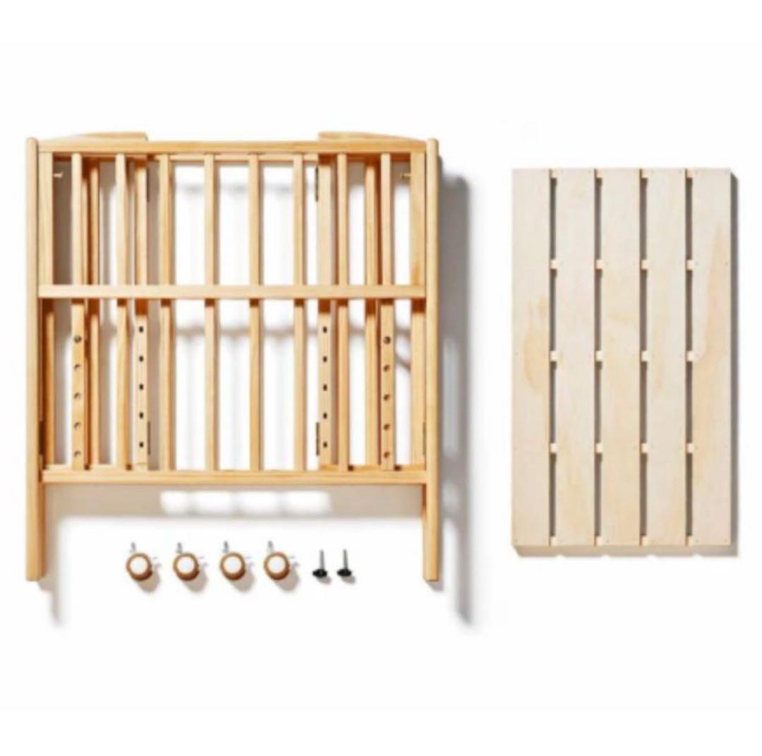 【超美品】大和屋リリト　リトルベビーベッド　(専用マットレス付き)