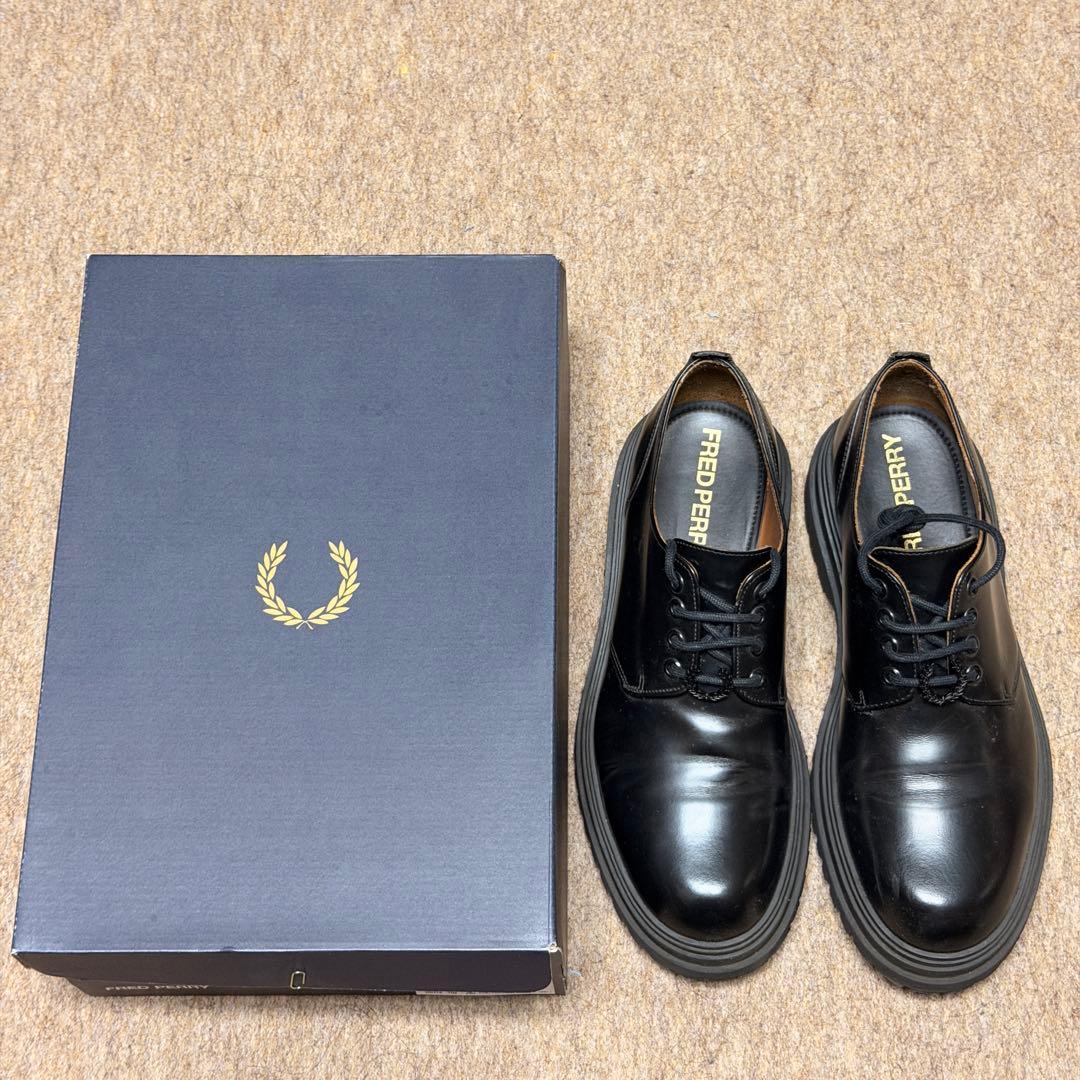 フレッドペリー　ダービーシューズ 革靴 uk7