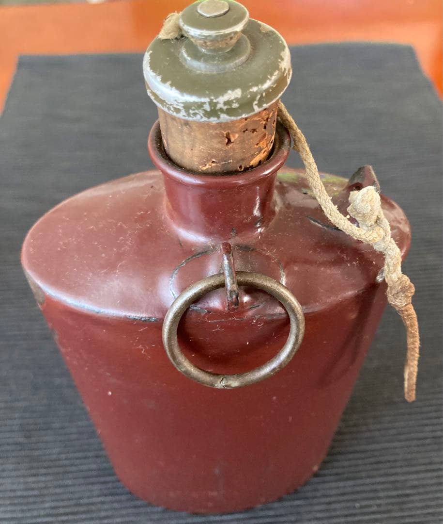 WW2 ドイツ軍 将校装備品 1941刻印　ホーロー型 水筒