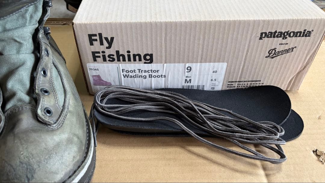 パタゴニア×ダナー　フット.トラクター ウェーディングブーツ US９