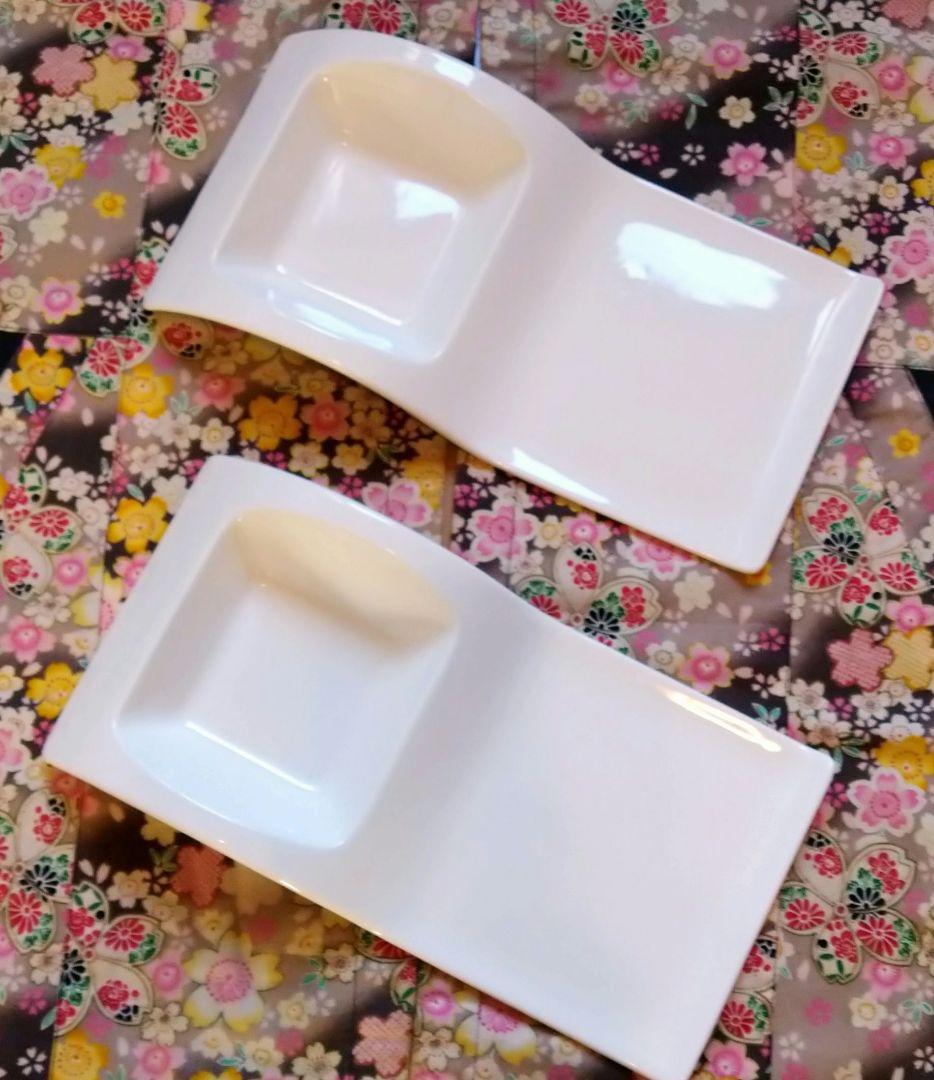 ♥パーティー用に♥デラックス使用オンリーワンウエーブ長皿６種盛2組