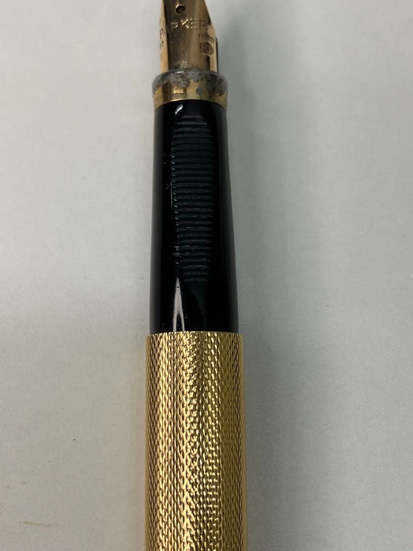 PARKER 万年筆 ペン先14K ゴールド 金張り　パーカー　【4337】