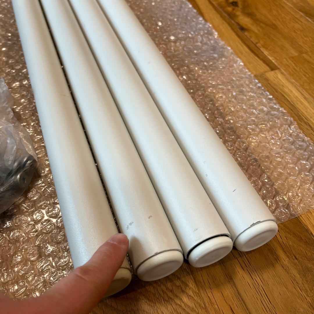 このみ　無印良品MUJI システムデスク タモ材天板 スチール脚