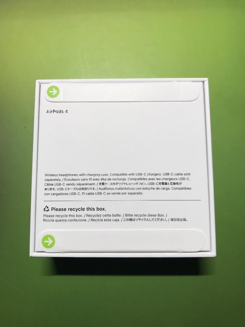 【★SABO★】Apple AirPods 4 本体 MXP63J/A