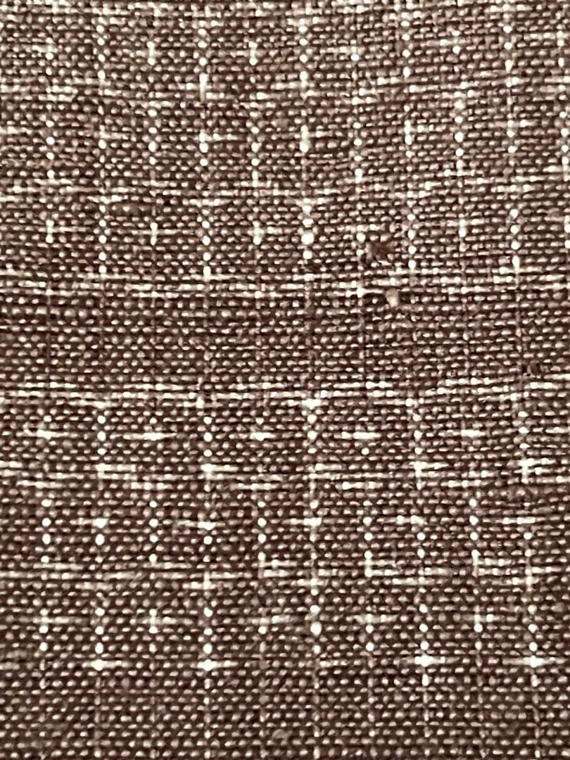 しつけ付き 本場結城紬 モカ茶 真綿亀甲絣正絹小紋着物