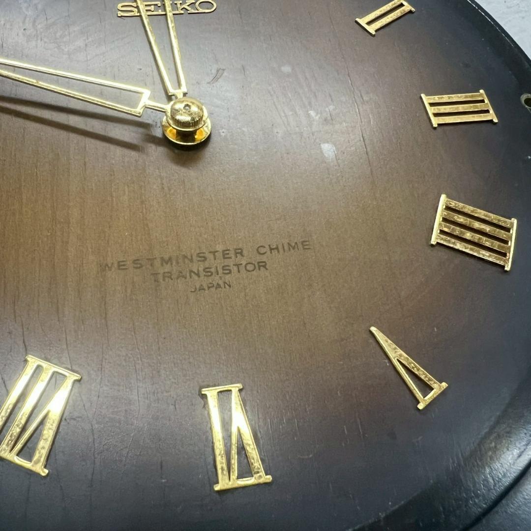 セイコー 置き時計 TCH358 トランジスタ クロック ウエストミンスター