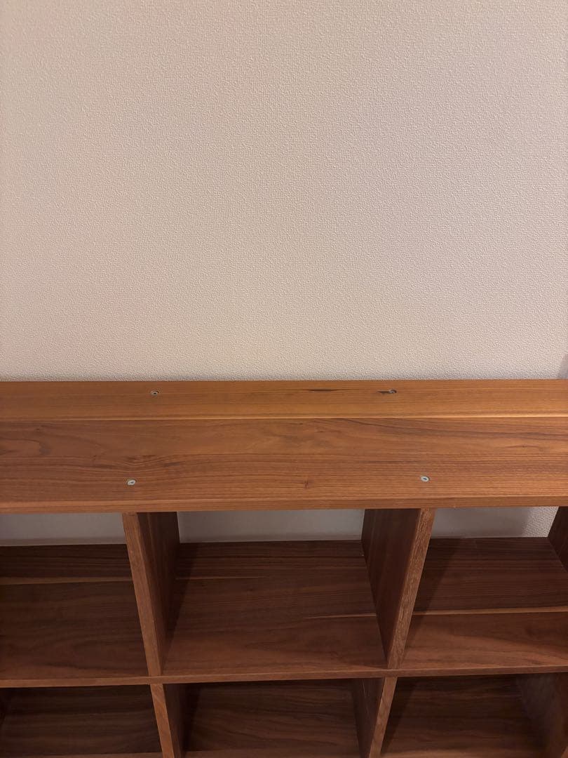 無印良品 スタッキングシェルフ ウォールナット 3×3段