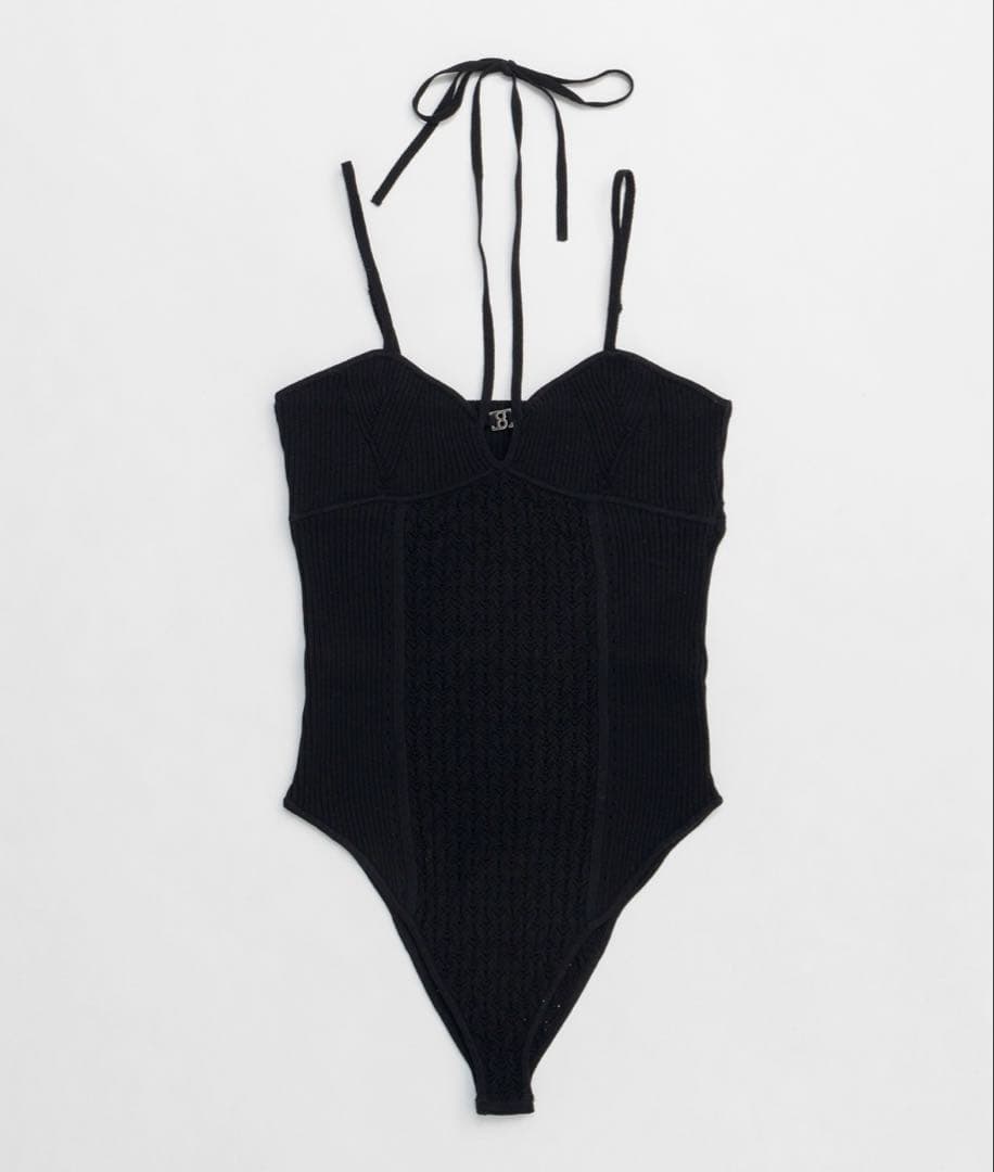 アイレットニットボディスーツ