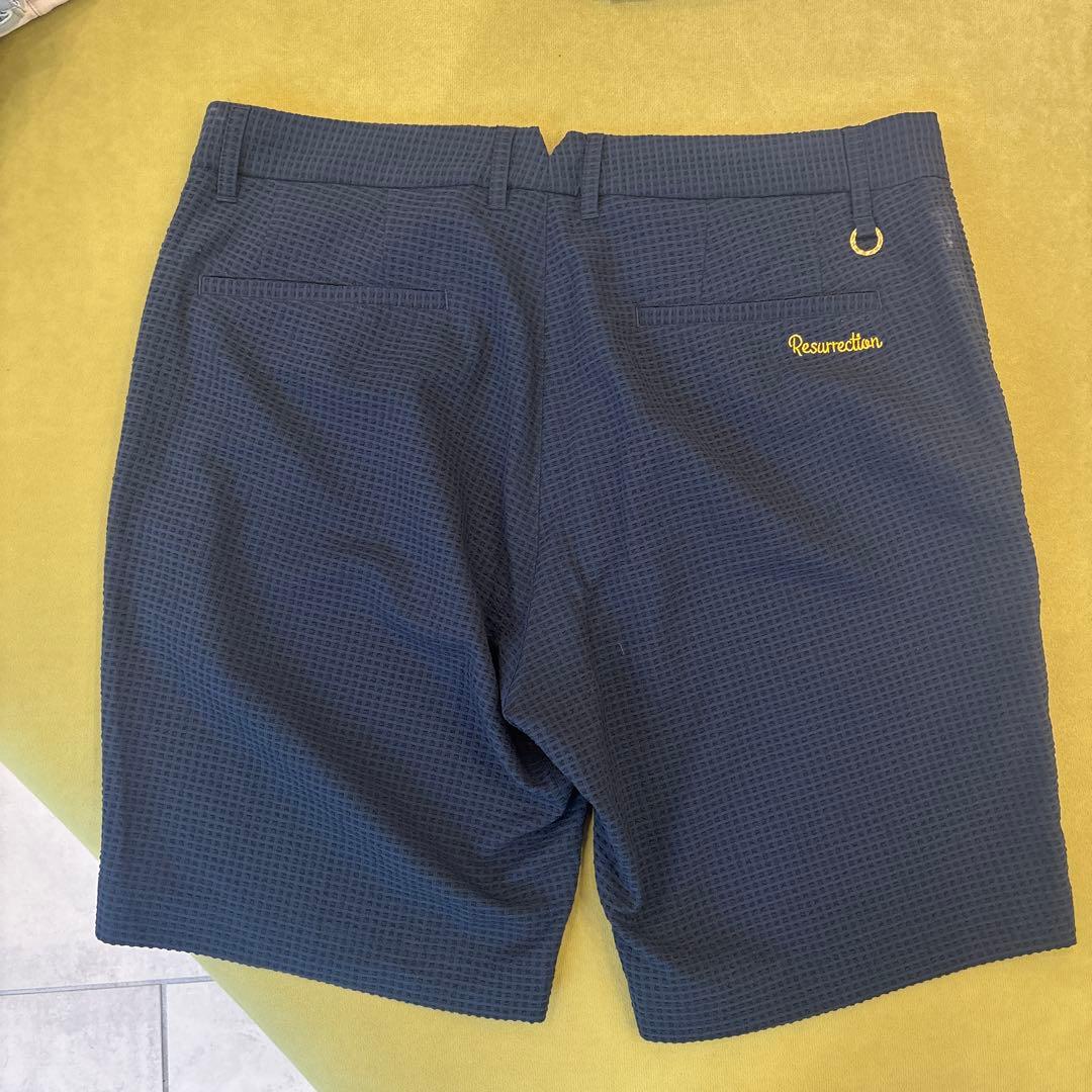 レザレクション ネイビー ゴルフパンツ XL