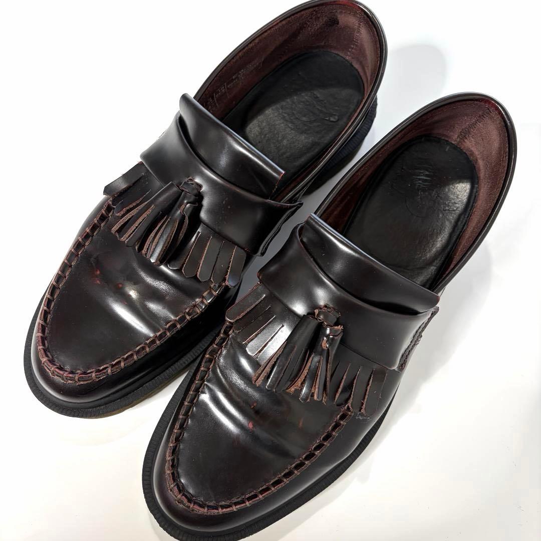 【美品】ドクターマーチン エイドリアン タッセルローファー チェリーレッド