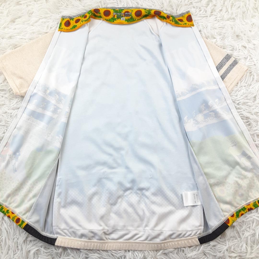美品◎PEARL IZUMI パールイズミ サイクリングウェア上下セット 向日葵