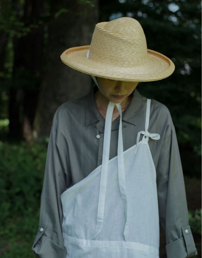 MALU TO マルト［未使用］ワンショルダー　リネン レイヤーエプロン