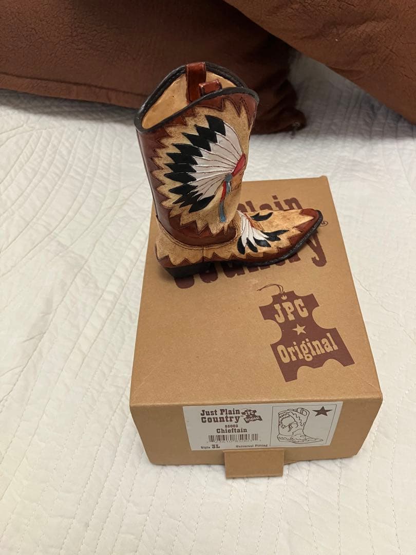 USA  ヴィンテージ　ブーツ　飾り物