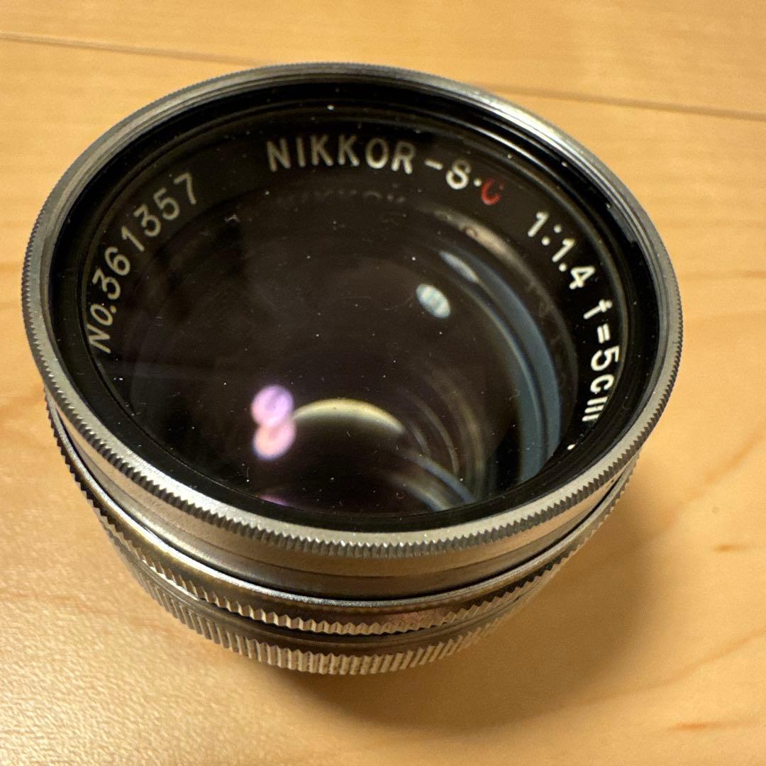 【美品・動作快調】Nikon S2前期型　NIKKOR 5cm F1.4付