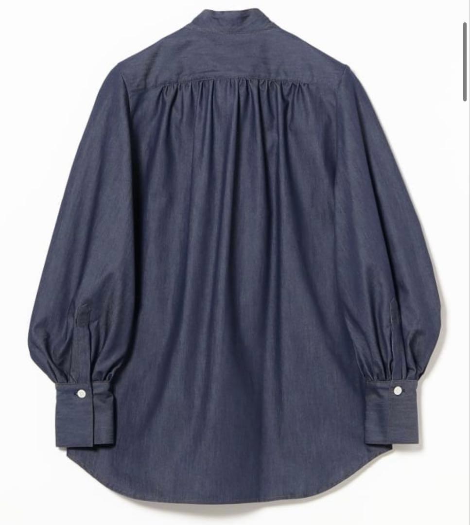 【新品　未使用】M・fil デニムタイ ブラウス　38