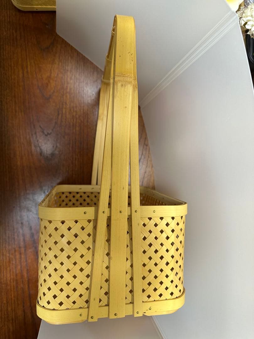 竹虎　３段お弁当かご　籠