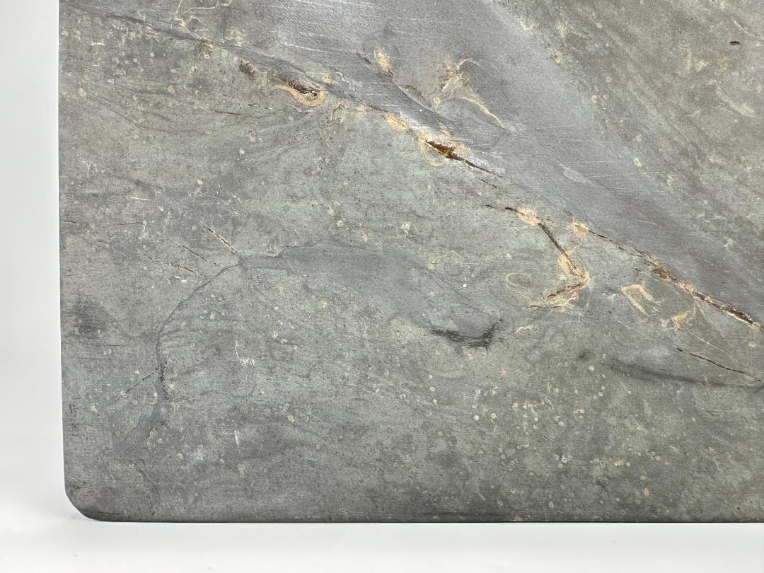 中国美術　書道具　文房具　古硯　歙州硯　金星　板硯　共箱　時代物　書道先生旧蔵