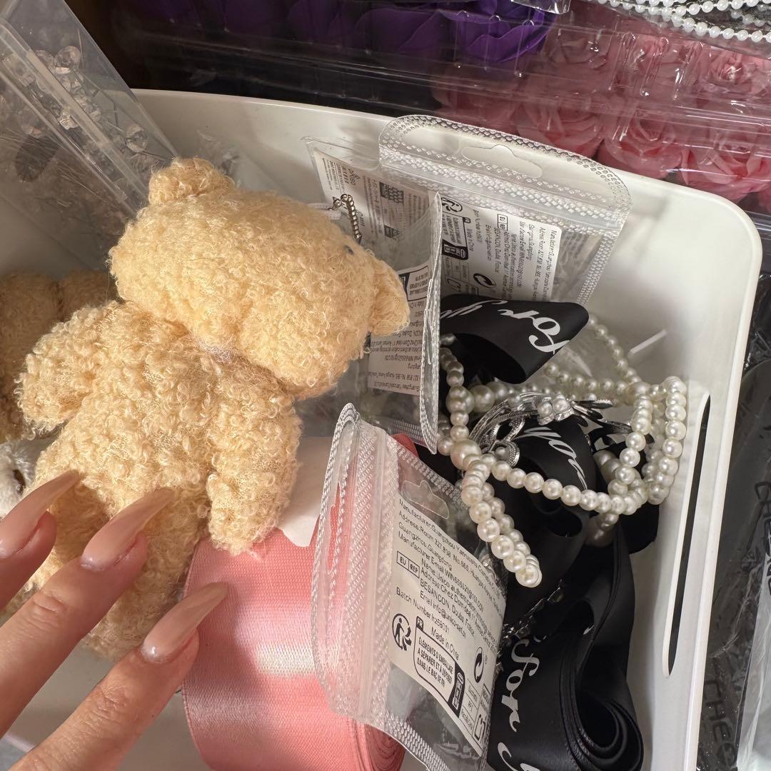 グリッターローズ　バラ　ソープフラワー　開業セット　制作セット　ワンホンブーケ